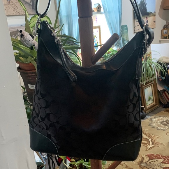Coach Black Hobo Bag - Picture 1 of 7